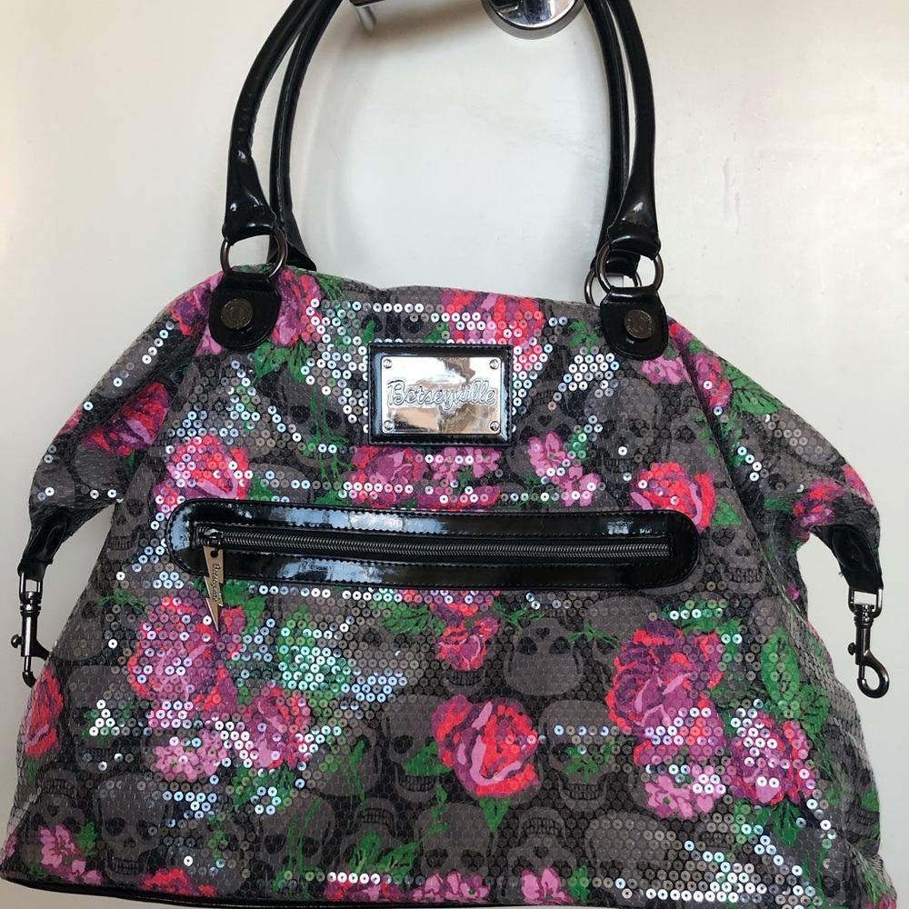 Betsey Johnson weekender bag